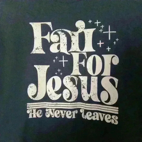 "Fall for Jesus " shirt black various sizes - Picture 4 of 7